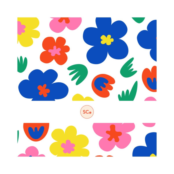 Bright Floral Pattern | Transparent Background