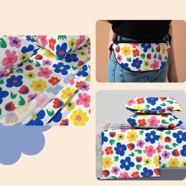 Bright Floral Pattern | Transparent Background - Image 3